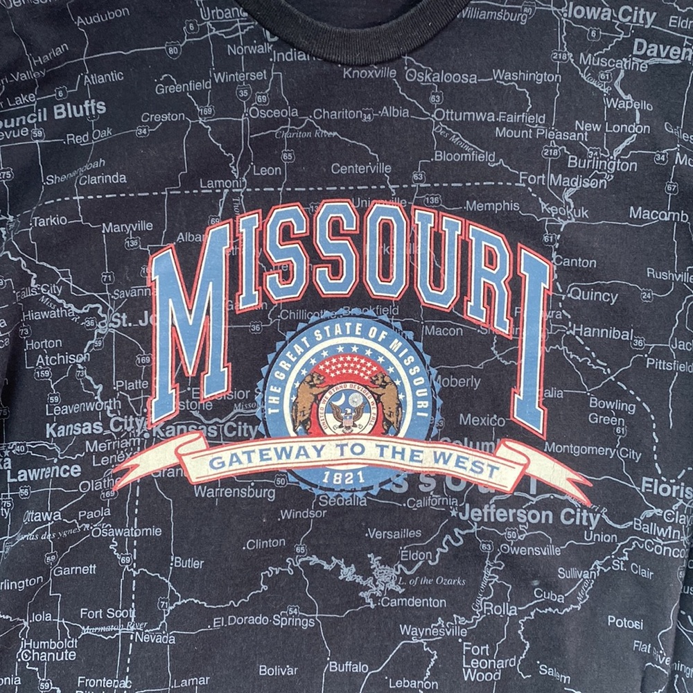 Missouri Aop Map Tee - image 3
